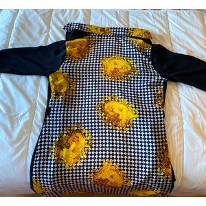 Versace inspired button up Long sleeve
